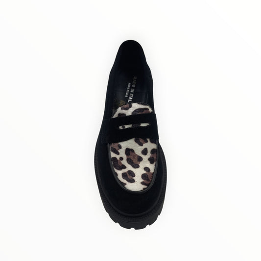 Mocasini de cuero Made in Italy