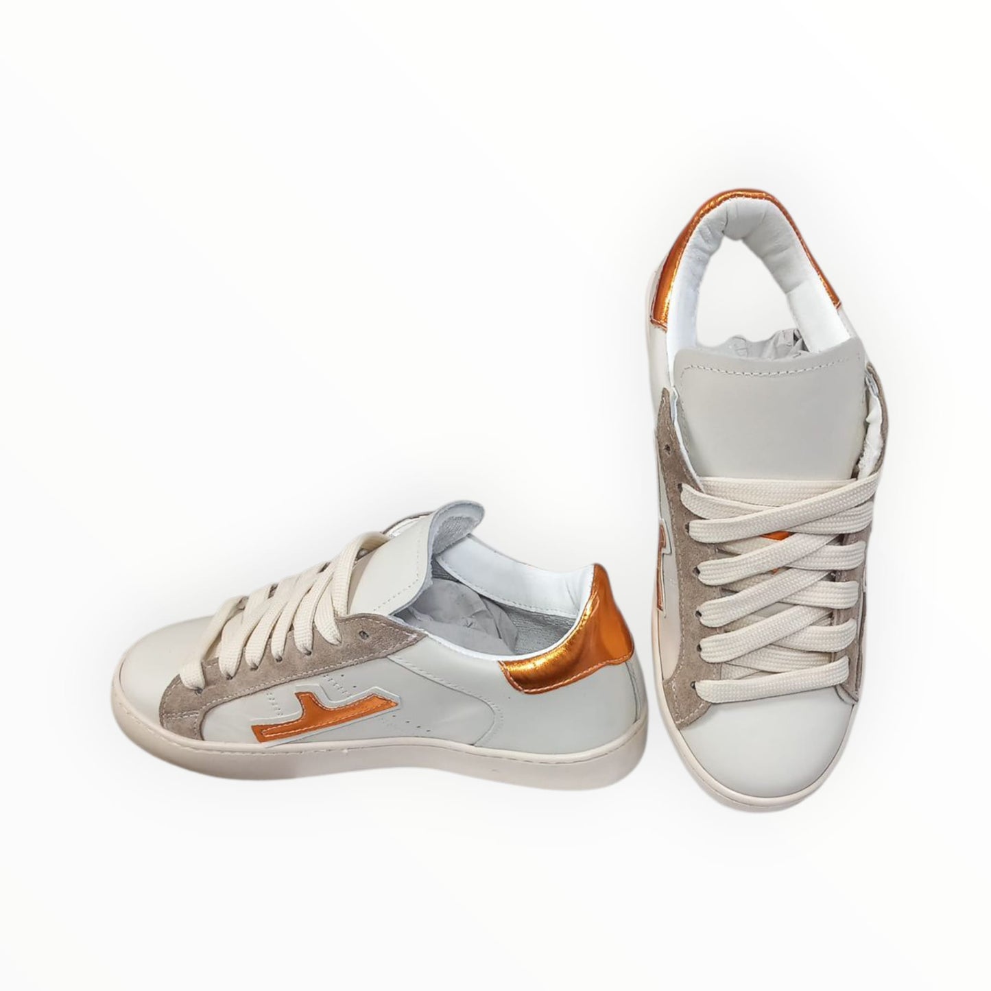 Sneakers de cuero Made in Italy