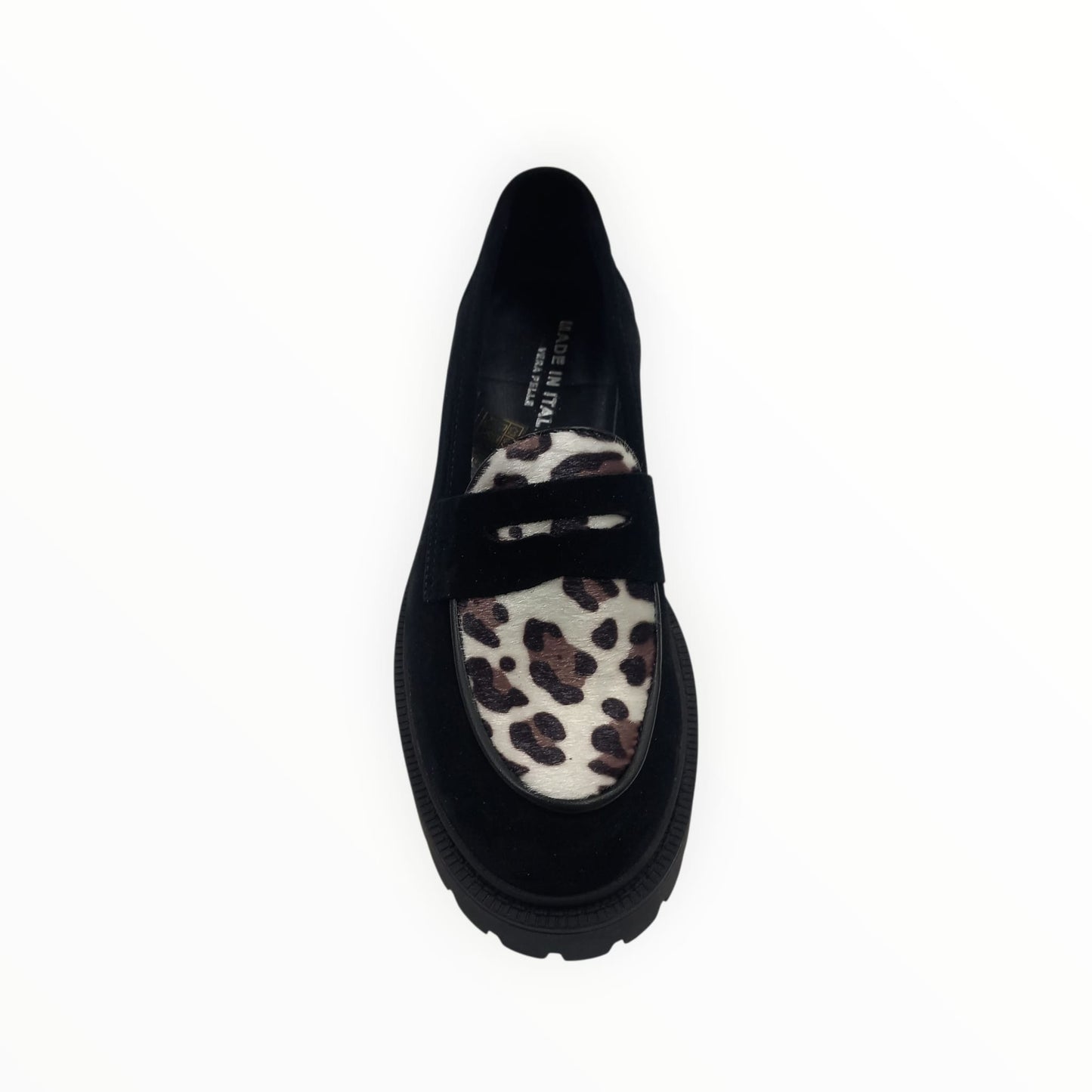 Mocasini de cuero Made in Italy